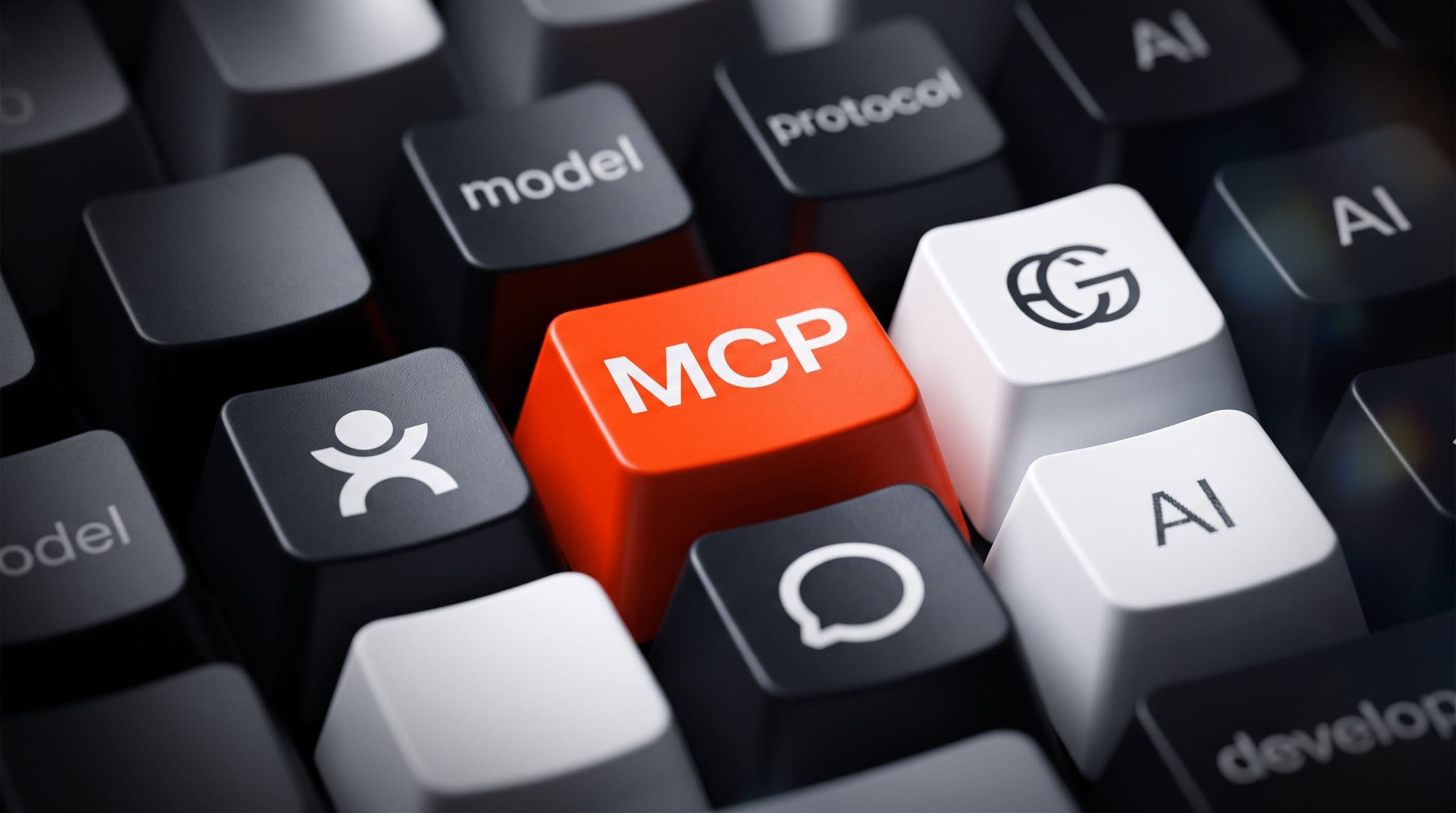 A simple diagram showing a trader typing a plain English question on one side and an MT5 account on the other, connected by a labeled MCP link
